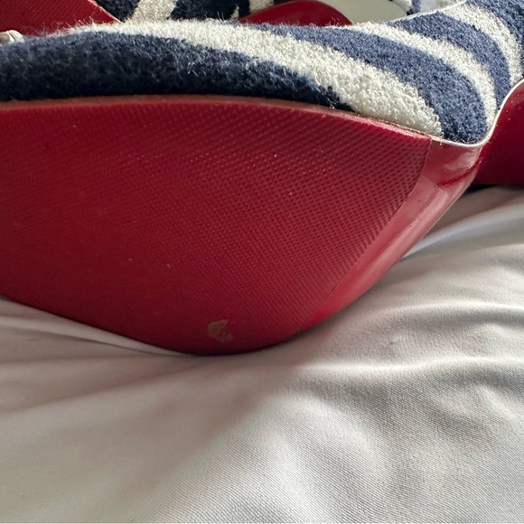 Christian Louboutin navy & white Spa shoe 40 - Picture 7 of 7